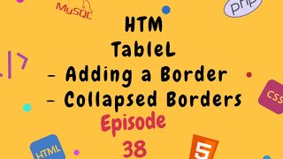 HTML Table | Adding a Border⚡| Collapsed Borders | [ in HINDI ] [ 2020 ]🔥