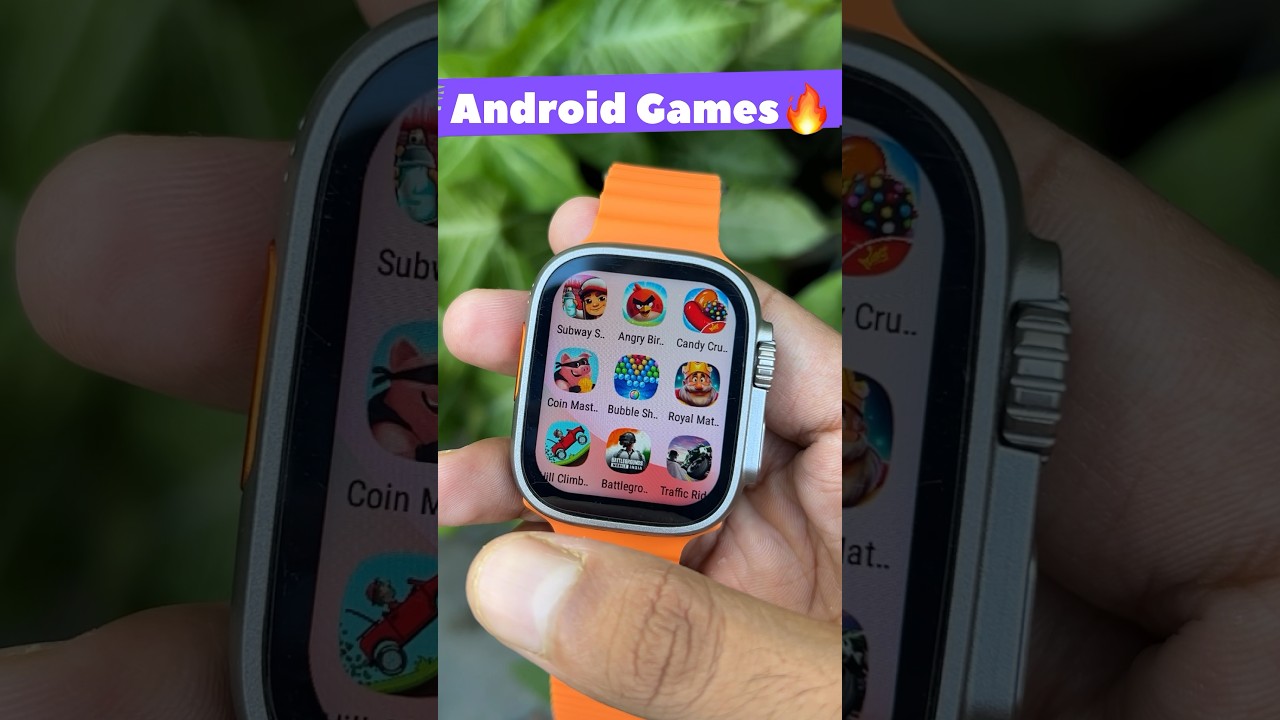 4G Android Smartwatch 🔥 With Bgmi , Free Fire Games ⚡️| Dw88 Ultra Smartwatch 4Gb Ram + 64 Gb Space