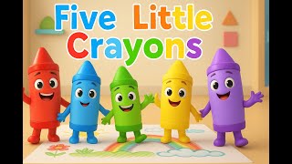 Five Little Crayons Nursery Rhyme