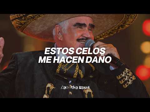 Vicente Fernández - Estos Celos (Letra)