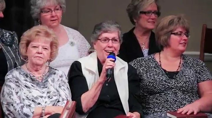 Barbara Shelton at the Red Back Hymnal Sing