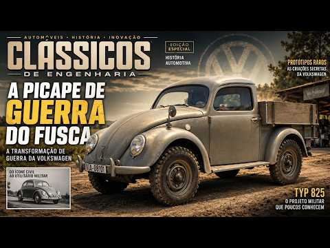 Fusca Picape do Exército N....?! O Mistério do Typ 825 Revelado