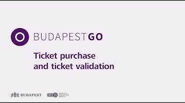 How to use BudapestGO | Ticket purchase and ticket validation