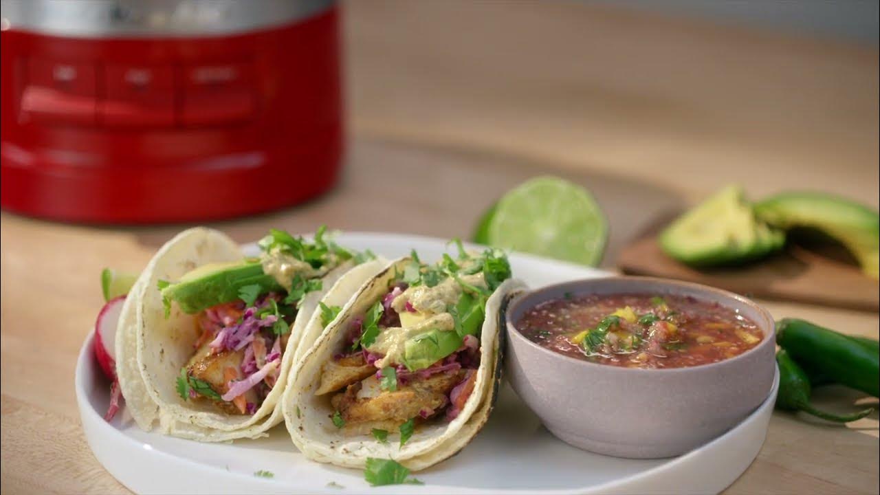 Fish tacos, slaw & watermelon salsa KitchenAid UK YouTube