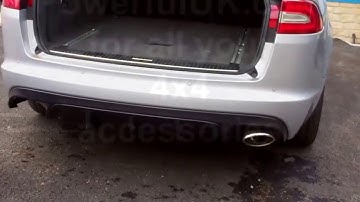 How to remove / swap . change the rear bumper diffuser on Jaguar XF