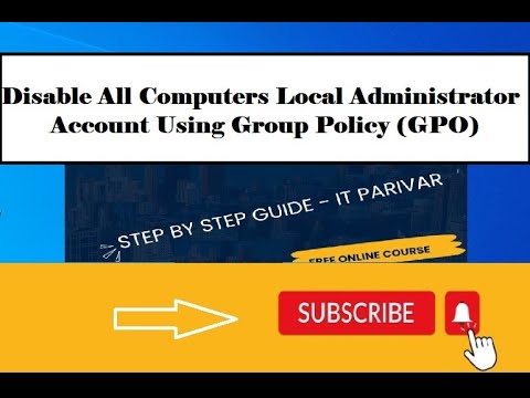 How to disable all Computers Local Administrator Accoount Using Group Policy || GPO
