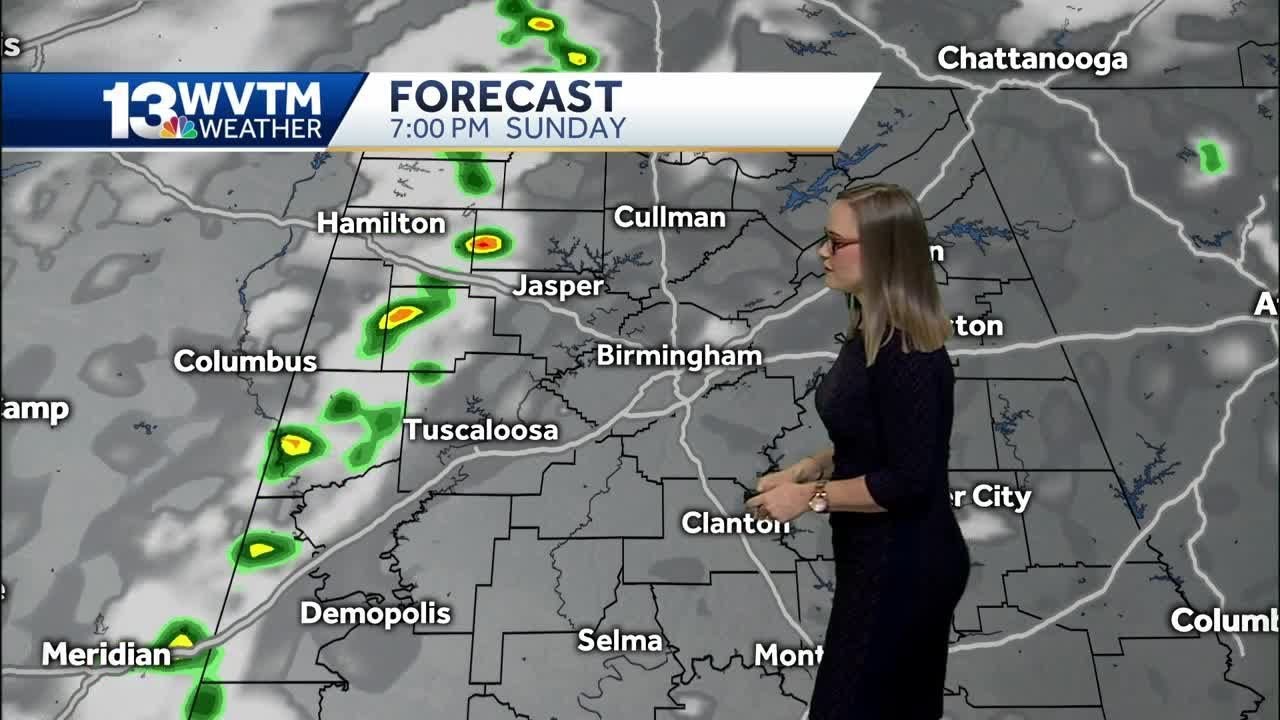Dry Saturday, few storms Sunday - YouTube