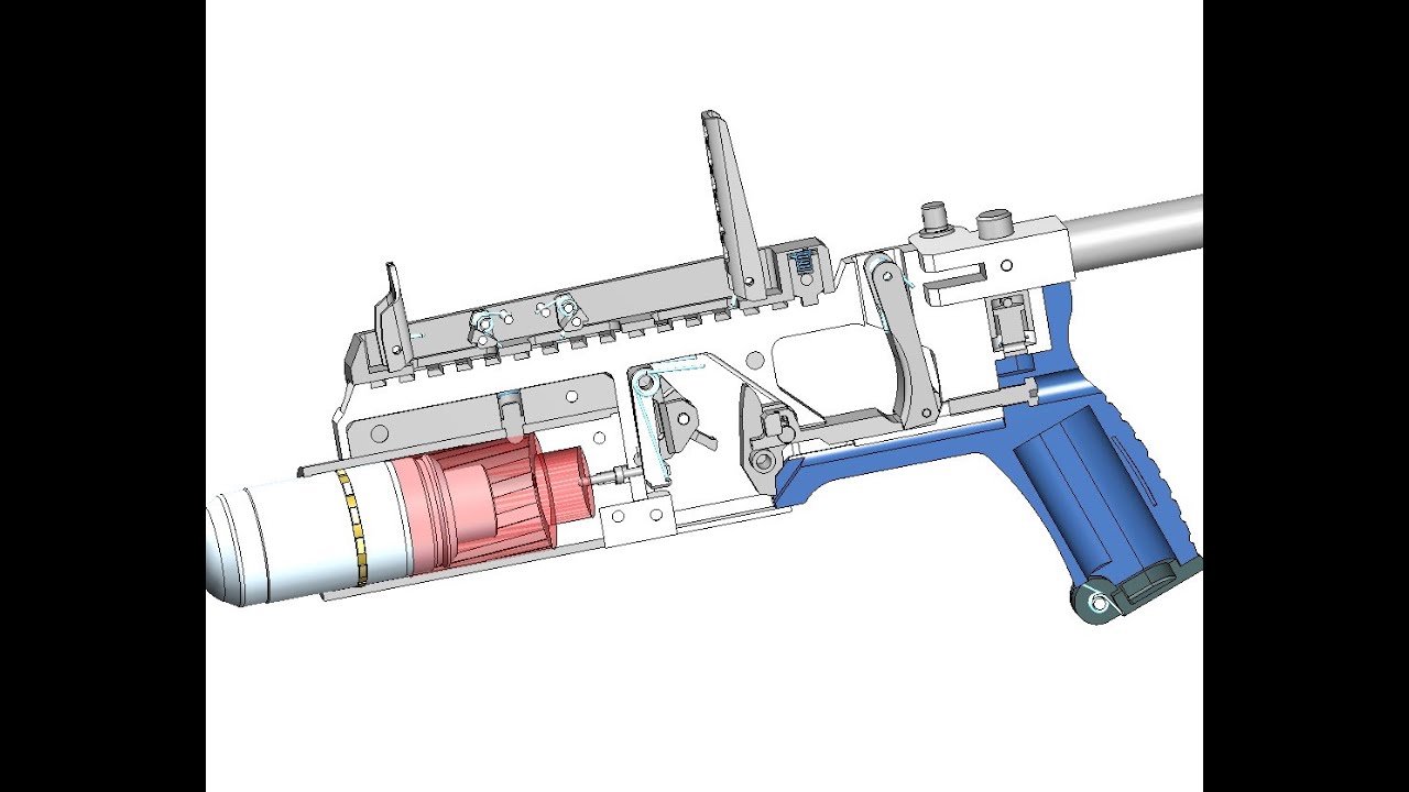 VOG 25 grenade launcher 3D