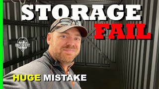 RV Newbie | Storage Unit Costs, Tips & More | Mistakes were made!