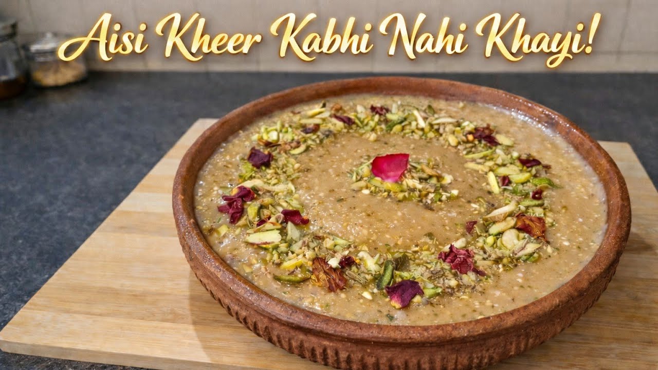 Authentic Peshawari Qissa Khani Kheer | Rich & Creamy Khoya Kheer | Ramzan Special Dessert