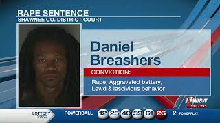 Man convicted of 2022 Topeka rape sentenced to 50+ years in prison