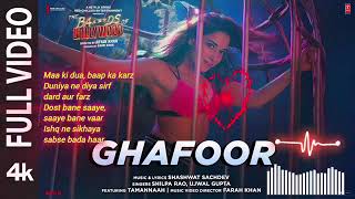 Ghafoor The Title Song The Bads Of Bollywood Ariyan Khan Sharukh Khan