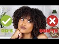10 natural hair do's and don'ts to keep your curls on FLEEK || alyssa marie