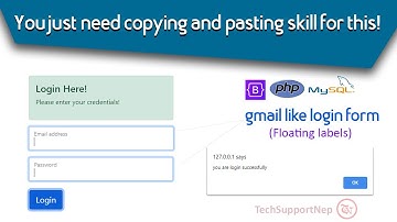 How to Create Responsive Login Form in PHP using Bootstrap and MySQL Database? [Easy Way]