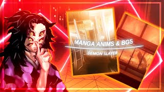 Free Demon Slayer Manga Backgrounds And Green Screen Animations Pt.3