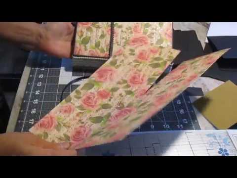 Scrapbooking tutorial #4 Waterfall book with signature scrapbooking tiendas