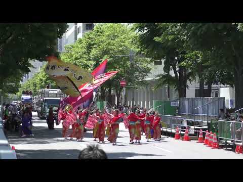 ひがしかぐら東神酔華の舞 第32回よさこいソーラン祭り一次審査演舞