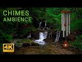 Chimes, Thunder, Brook &amp; Wind Ambience ( No Rain ) 10 Hours  Meditation,Sleep,Insomnia,Nature Sounds