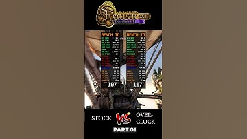 Stock VS Overclock Heaven Benchmark Part 1 #shorts
