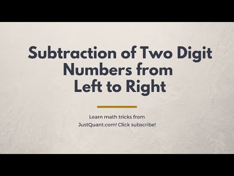 Addition and Subtraction