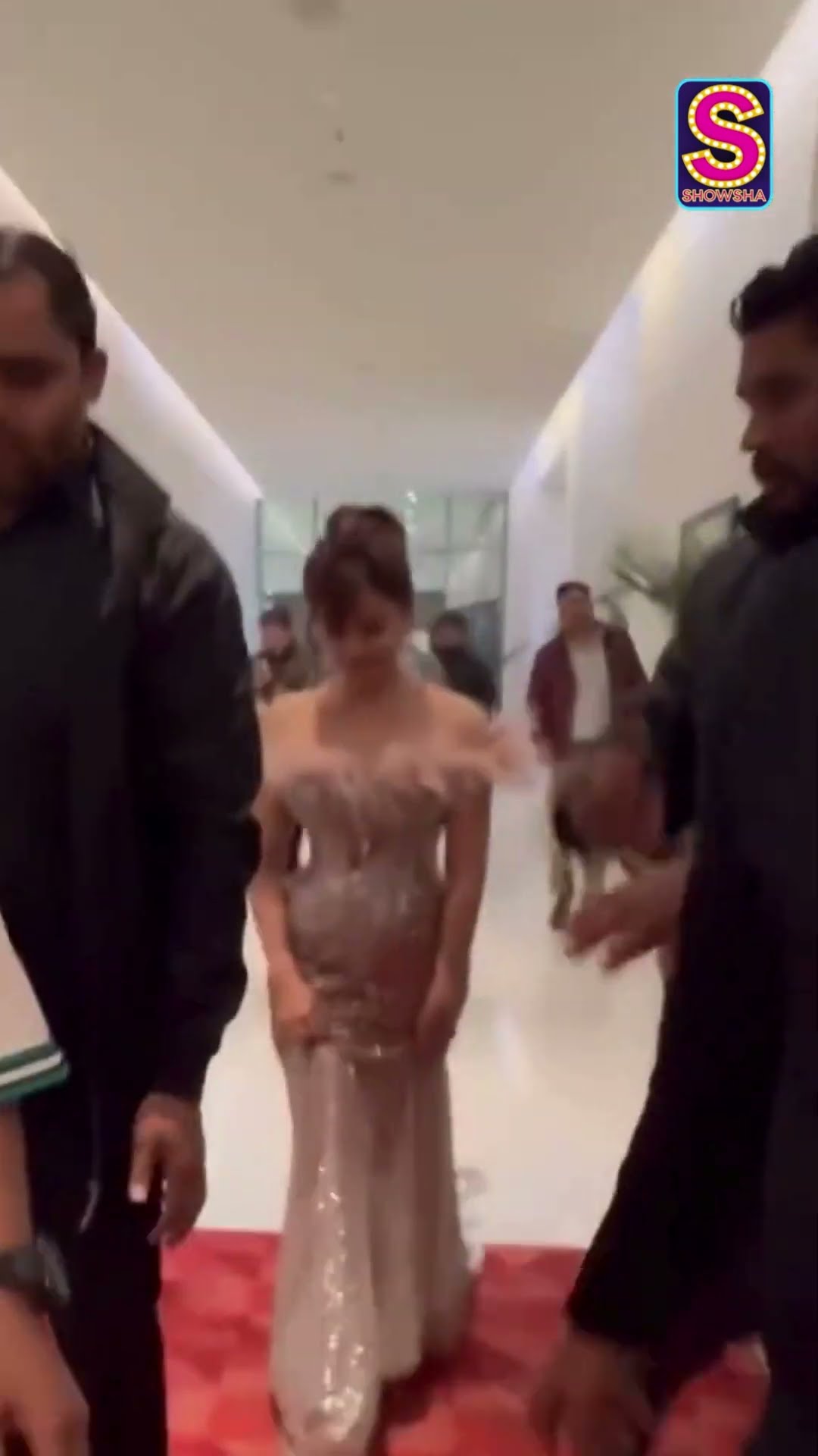 Shimla Beauty-Rubina Dilaik Shines In Her Beautiful Gown As She Walks Through An Event | N18S
