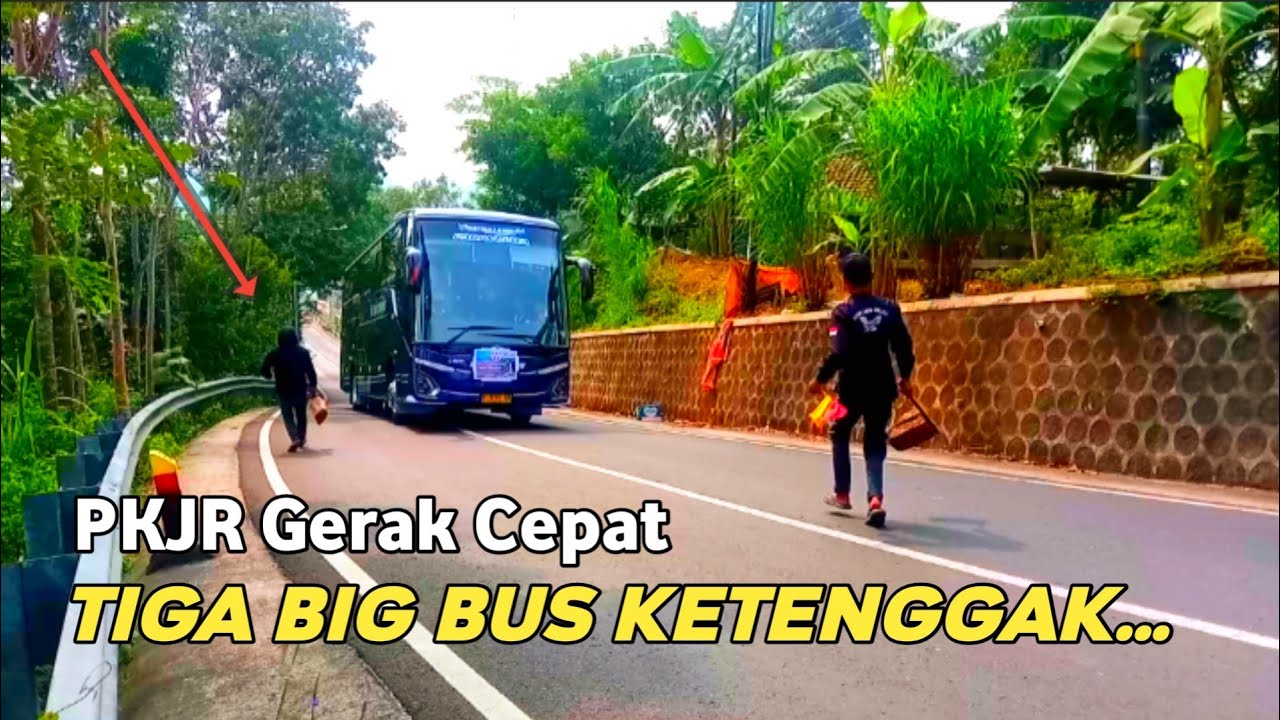 Inalilahi.!!Bus ini Ketenggak di tengah tanjakan brambang