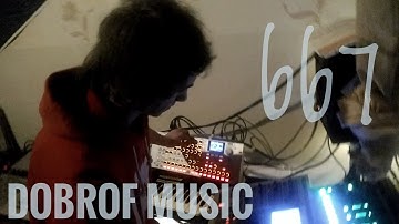 Dobrof - 667.melodic techno  live perfomance #dobrof ,roland mc909,roland tr8,korg radias