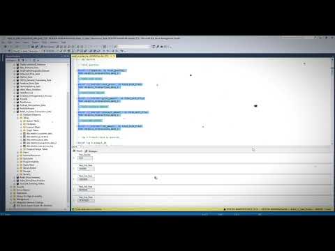 Microsoft SQL Server script Retail Co Sales Transactions part 2