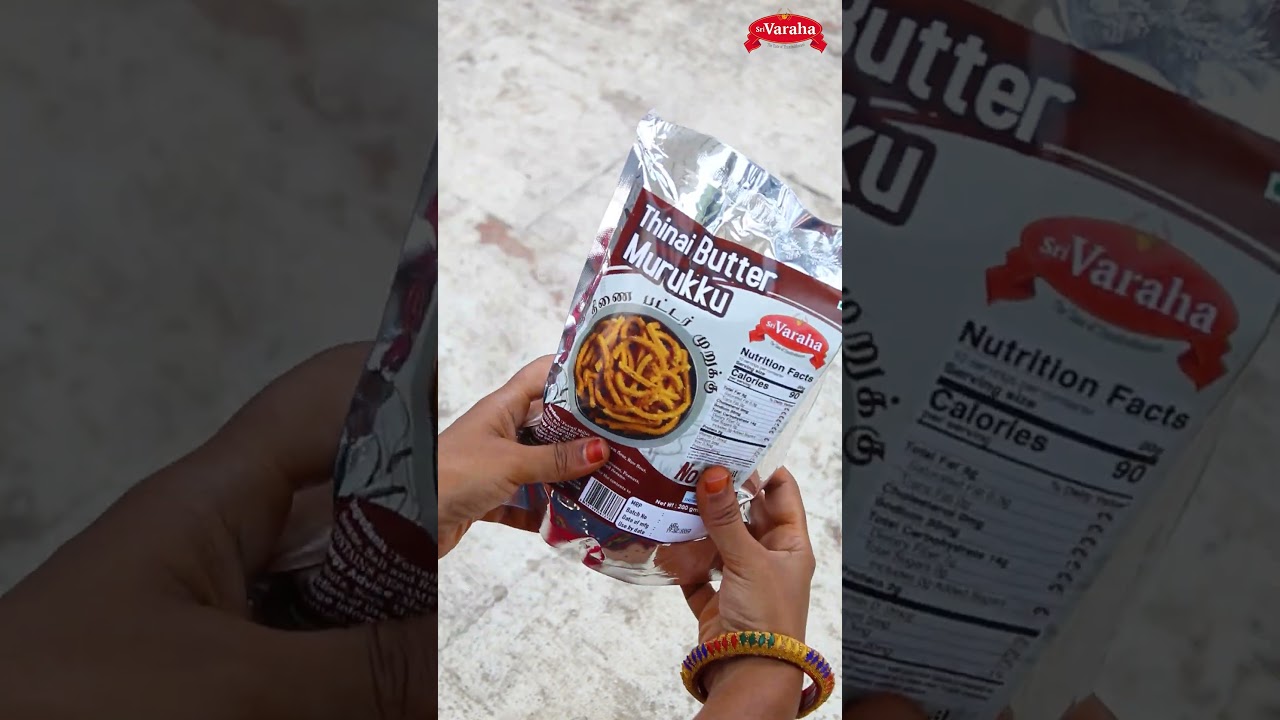 Enjoy our best-sellers — Butter Murukku, Mixture & Thattai — order now at srivarahafoods.com