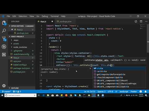 React Native Counter Example