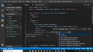 React Native Counter Example