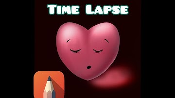 Time Lapse | Heart | Autodesk Sketchbook