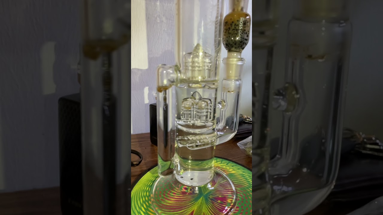 15 inch Sovereignty Glass Mini Treecycler (G-Line to Inv4-Inv4) Super Slow-Mo Up Close Function Vid