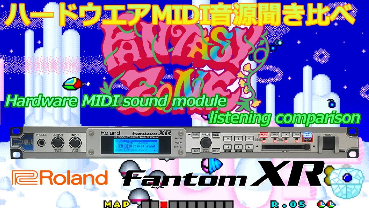 Fantasy Zone ファンタジーゾーン for Fantom-XR Roland - YouTube