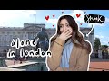 spending the day alone in LONDON! exploring the city *on 2 hrs of sleep*!