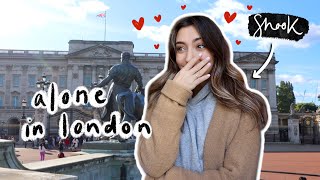 spending the day alone in LONDON! exploring the city *on 2 hrs of sleep*!