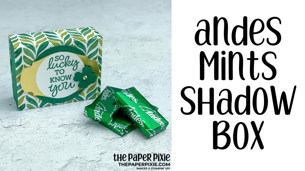 Andes Mints Shadow Box Tutorial YouTube