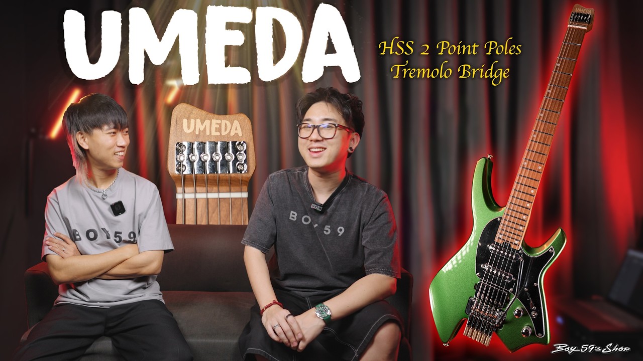 Umeda Headless HSS Tremolo น้ำหนักเบา ราคาเบาไปอีกก