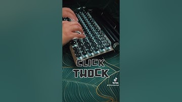 ASMR Retro Typewriter Style Keyboard #asmr #asmrsounds #satisfying #asmrvideo