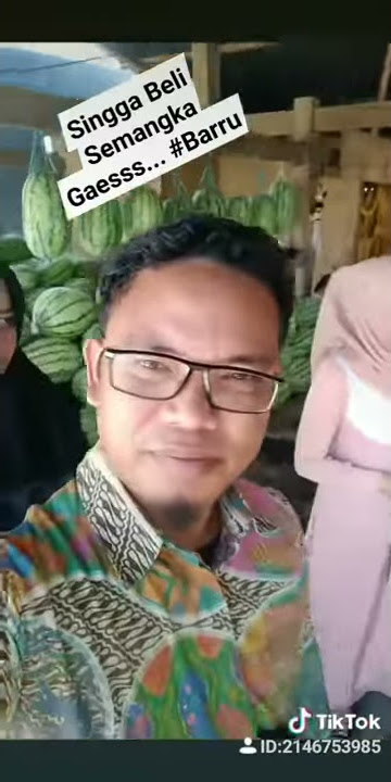 Tik tok lucu - makan semangka