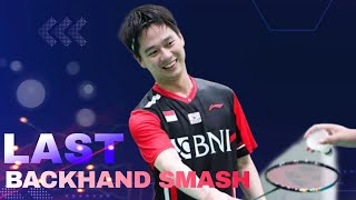 Kevin Sanjaya - Last Backhand Smash