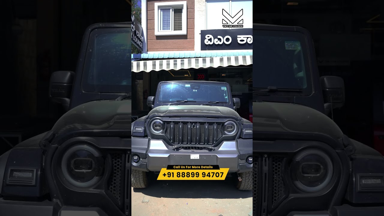 Thar Roxx Modifications #vmcarlounge #automobile #luxury #automobiledetailing