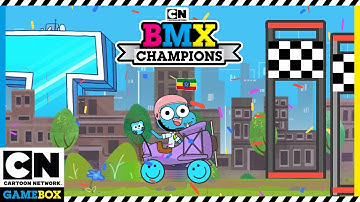 BRAND NEW GAME - BMX Champions | All Characters BMX Biking GamePlay | Cartoon Network GameBox
