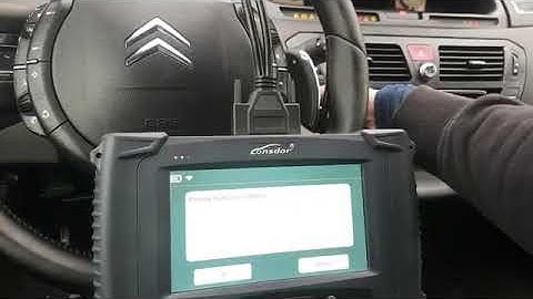 Citroen C4 Key Programming by Lonsdor K518