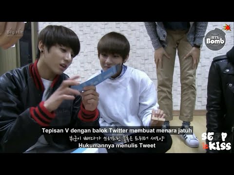 Sub Indo] [BANGTAN BOMB] BTS Jenga championship thanks to Twitter by