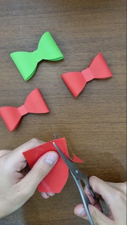 how-to-make-a-paper-bow-tie-easy-and-step-by-step-youtube