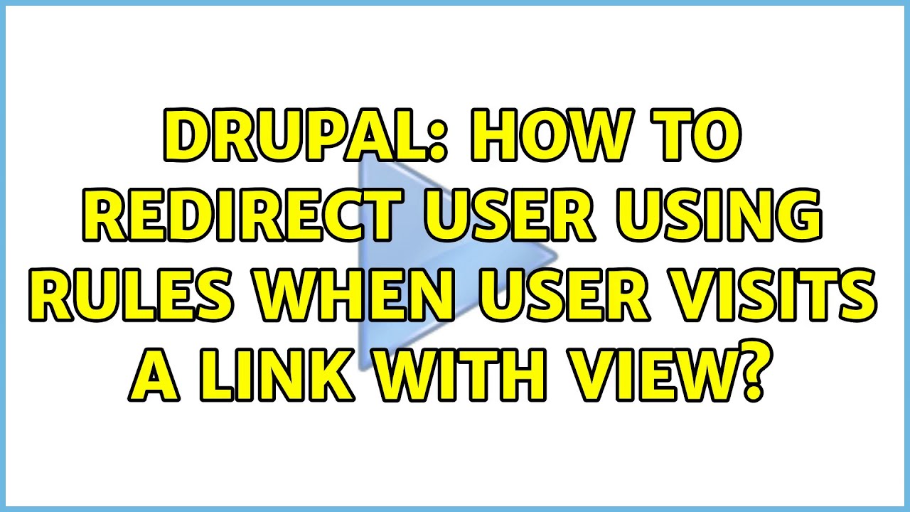 Drupal: How to redirect user using Rules when user visits a link with ...