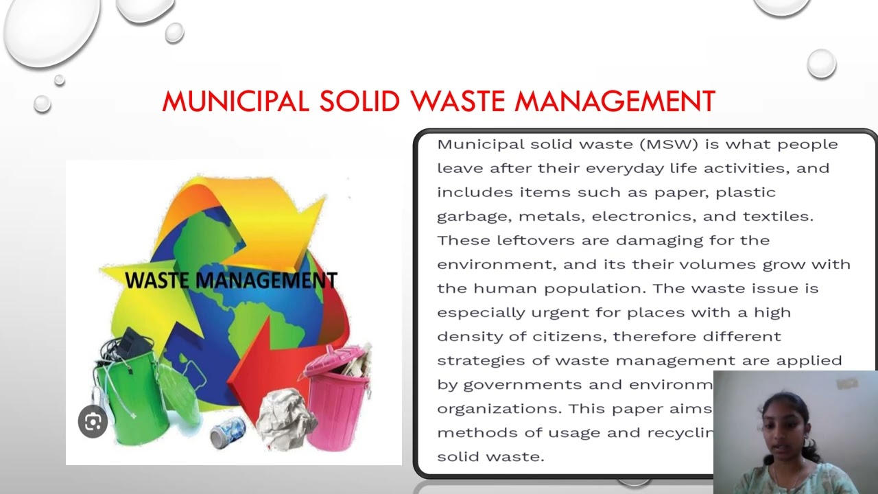 Indian Scenario,progress in MSW In India