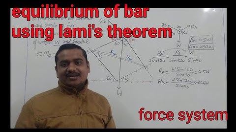 PROBLEM ON EQUILIBRIUM OF BAR || FORCE SYSTEM 24 || ENGINEERING MECHANICS || SUMIT DWIVEDI ||