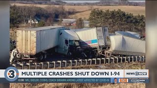 Famous Hundreds involved in pileup, I-94 shut down for miles in western Wisconsin Profile